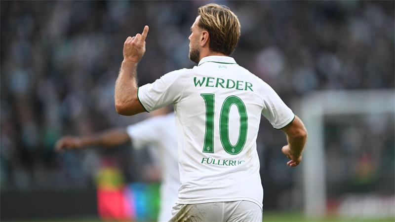 Die Comeback-Könige der Liga: Füllkrug treibt Werder an Werder Bremens Torjäger Niclas Füllkrug.