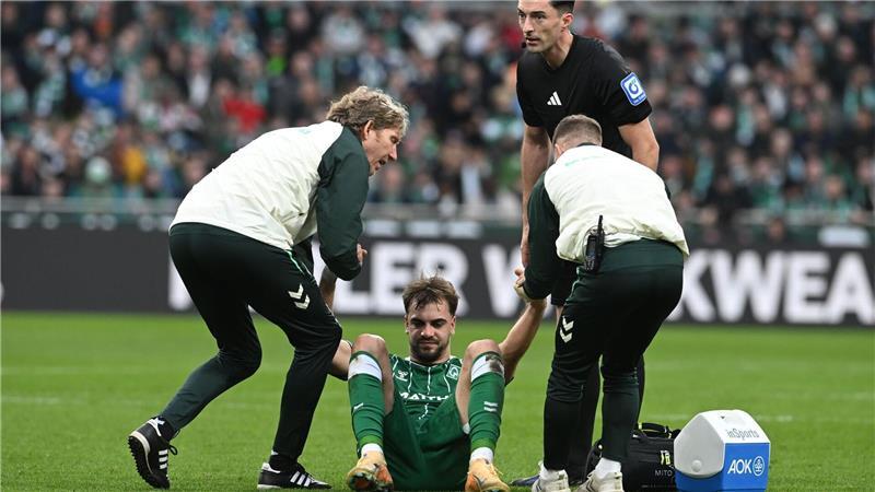 Werder-Stürmer Jovan Milosevic fällt auch gegen Mainz aus. (Archivbild)