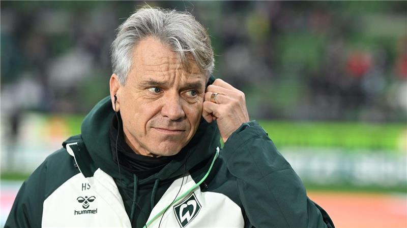 Werder-Trainer Horst Steffen. (Archiv)