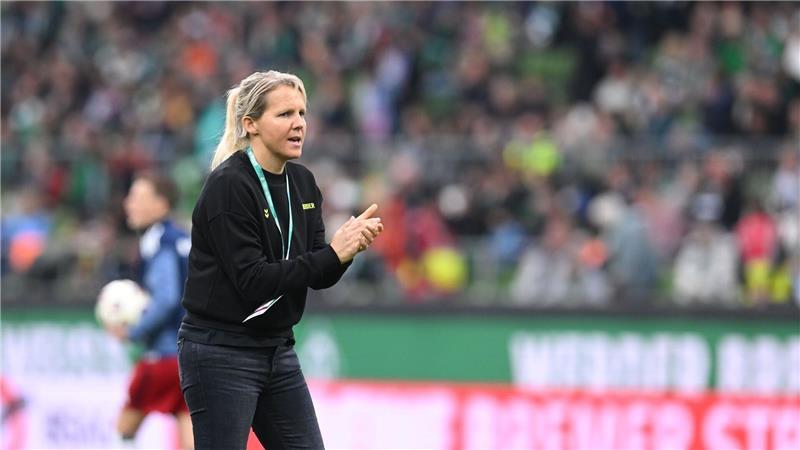 Werder-Trainerin  Friederike Kromp.