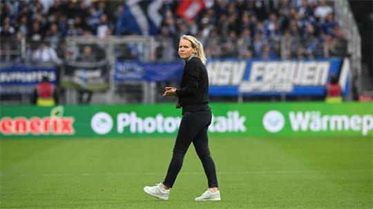 Werder-Trainerin Friederike Kromp beim Nordderby gegen den Hamburger SV. (Archivbild)