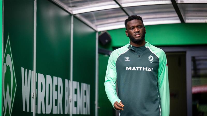 Werders neuer Stürmer Victor Boniface.