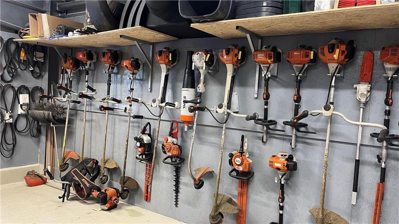 Werkzeug in Reih’ und Glied.