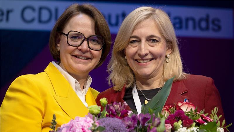 Widmann-Mauz (l.) geht, Warken kommt als neue Vorsitzende der CDU-Frauen-Union