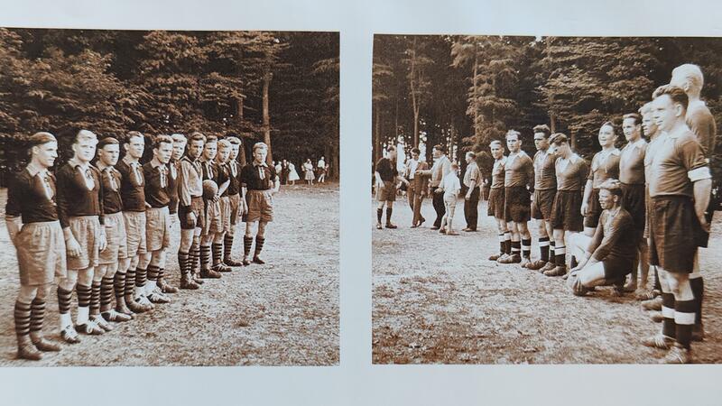 75 Jahre SV Agathenburg/Dollern: Diese Menschen prägen den Verein Wie 1949 alles begann: Die erste Fußballmannschaft spielte auf einer zuvor gerodeten Waldfläche.