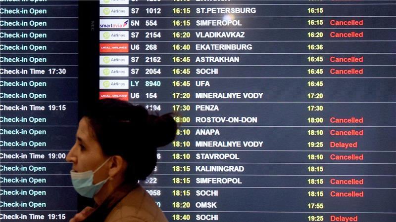 Wie bereits bei früheren Drohnenangriffen wurden Starts und Landungen an mehreren Moskauer Flughäfen ausgesetzt. Laut dem Moskauer Bürgermeister sollen mehr als 60 ukrainische Drohnen abgeschossen worden sein. (Archivbild)