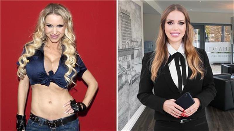Wie wurde aus dem TV- und Porno-Star Annina Ucatis (links) die Geschäftsfrau und Millionärin Annina Semmelhaack (rechts)? Fotos: Ohlenbostel/Action Press; Semmelhaack