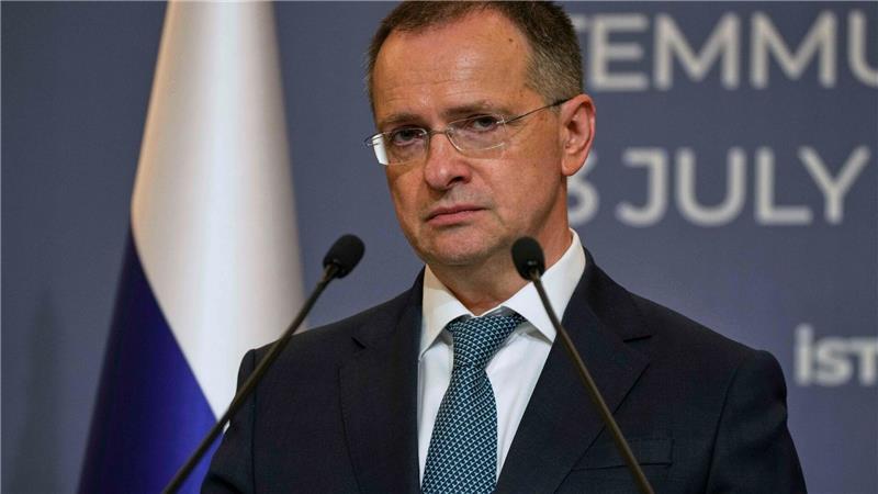 Rasches Ende der Ukraine-Gespräche in Genf Wie zuvor in Istanbul, führt der russische Ex-Kulturminister Medinski auch in Genf die Moskauer Delegation. (Archivbild)