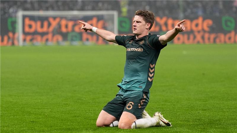 Wieder im Training: Werder Bremens Derby-Torschütze Jens Stage.