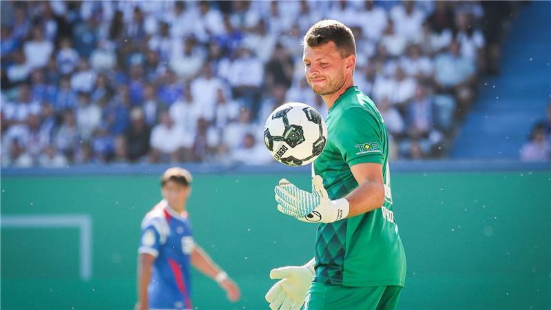 Wieder ohne Gegentor: Hansa-Torwart Benjamin Uphoff.