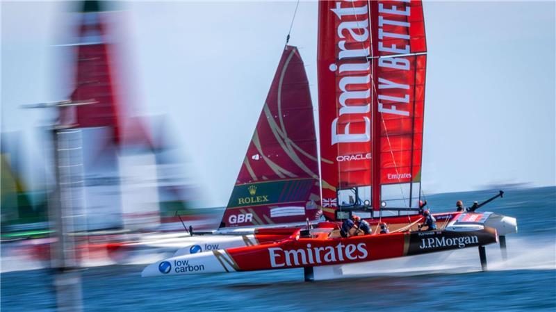 Wieder vorn: Team Emirates GBR hat auch das erste Rennen der neuen SailGP-Saison gewonnen.