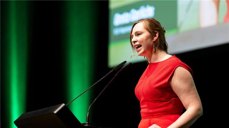 Will das Potenzial der Energiewende als Standortvorteil nutzen: Landeschefin Greta Garlichs setzt auf grüne Wirtschaftspolitik. (Archivbild)