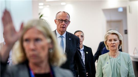 Will dem Iran ein Angebot machen: Kanzler Friedrich Merz reiste mit einem Vorstoß der Bundesregierung zum EU-Gipfel nach Zypern. Kommissionschefin von der Leyen präsentierte mögliche Maßnahmen gegen hohe Energiepreise.