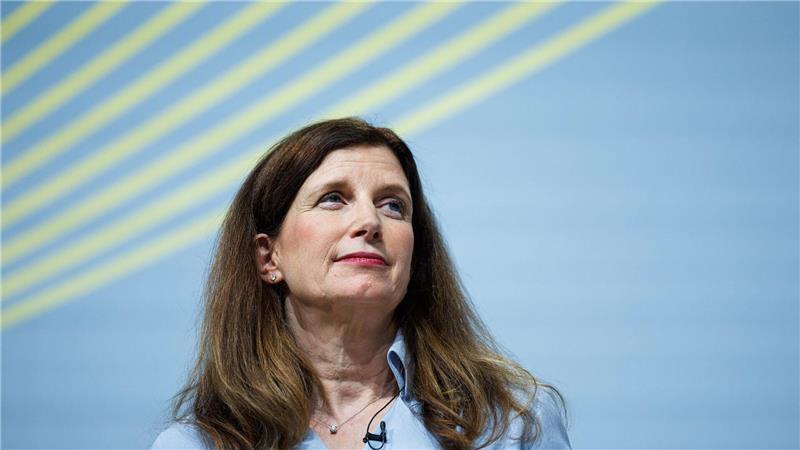 Showdown im Ringen um die Commerzbank Will mit steigenden Gewinnen und ehrgeizigen Finanzzielen der Commerzbank ihre Eigenständigkeit bewahren: Vorstandschefin Bettina Orlopp. (Archivbild)