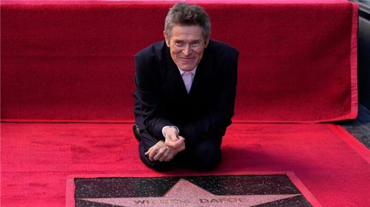 Willem Dafoe bekommt seinen Stern auf dem Hollywood „Walk of Fame“.