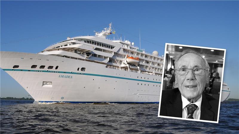 Ende einer Kreuzfahrt: Warum ein toter Passagier wochenlang in der Kühlkammer bleiben musste Willi Lehmann starb während einer Kreuzfahrt, seine Leiche lag wochenlang in Bremerhaven in einer Kühlkammer, danach die Urne mehr als ein halbes Jahr im Krematorium. Foto: dpa/privat/Montage Schnibbe