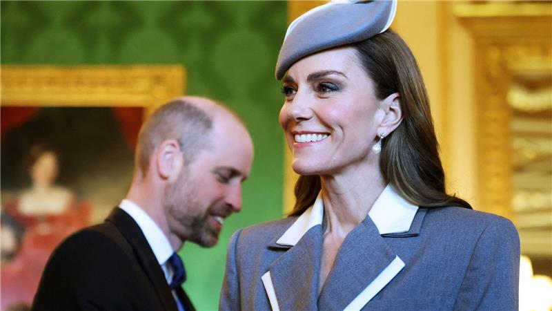 William und Kate in Windsor: Gut gelaunt beim Staatsbesuch des nigerianischen Präsidenten