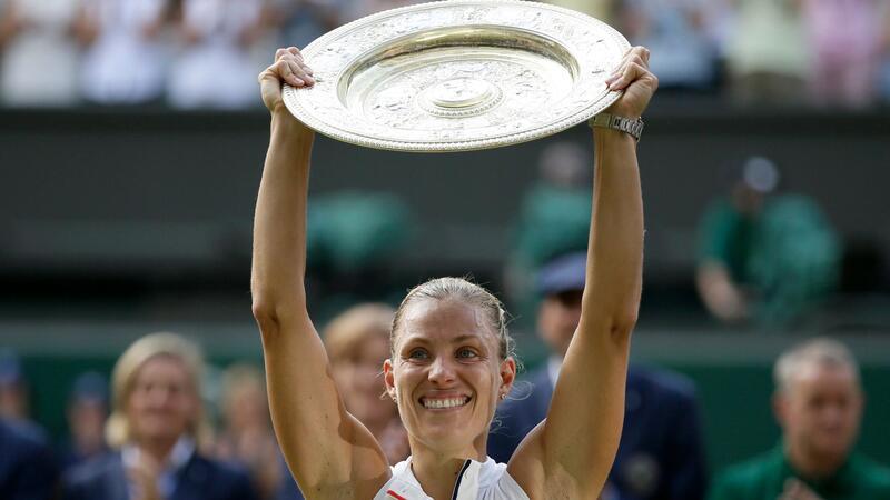 Olympia: Tennis-Star Angelique Kerber beendet Karriere Wimbledon war immer Kerbers Lieblingsturnier.