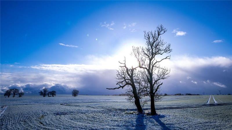 Winterwetter in Norddeutschland
