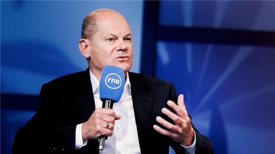 „Wir haben gerade ein massives Entlastungspaket für die Wirtschaft durch den Bundestag und den Bundesrat gebracht“: Bundeskanzler Olaf Scholz.