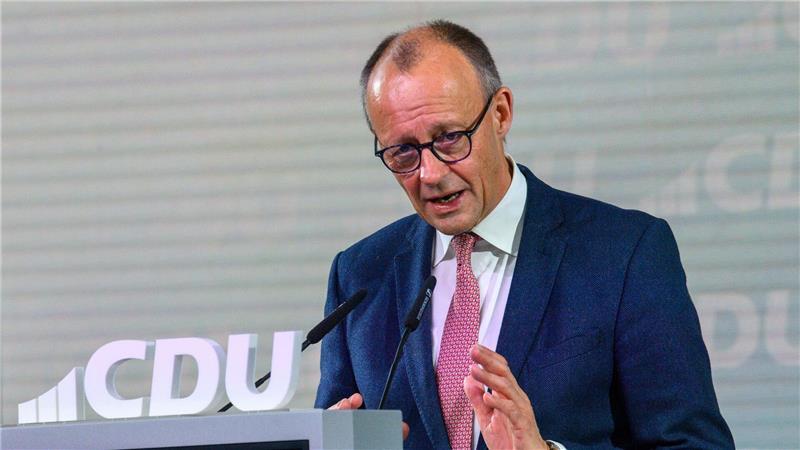 „Wir müssen ein starker Industriestandort bleiben“, sagt Kanzler Friedrich Merz (CDU).