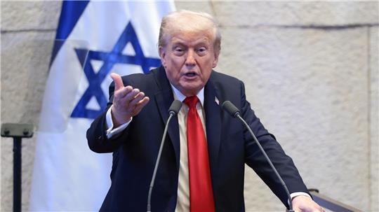 „Wir wollen nur in Frieden leben“, sagte Donald Trump an die Adresse Teherans.