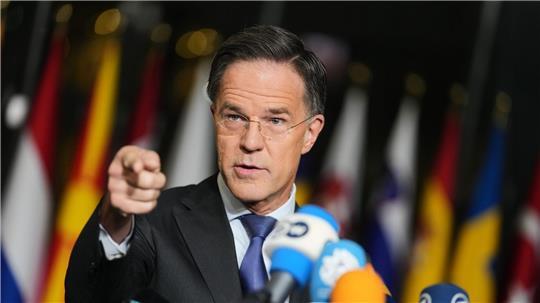 Wirbt um Unterstützung für die Ukraine: Nato-Generalsekretär Mark Rutte. (Archivbild)