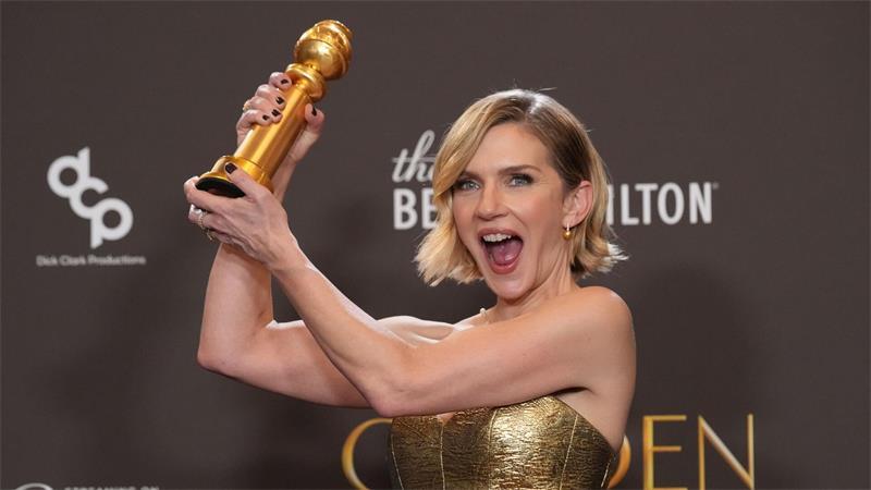 Das sind laut Emmys die 16 besten Serien 2026 Wird Rhea Seehorn auch bei den Emmys gewinnen? Einen Golden Globe gewann die Hauptdarstellerin der Serie „Pluribus“ bereits für die beste Leistung einer Schauspielerin in einer Fernsehserie. (Archivbild)