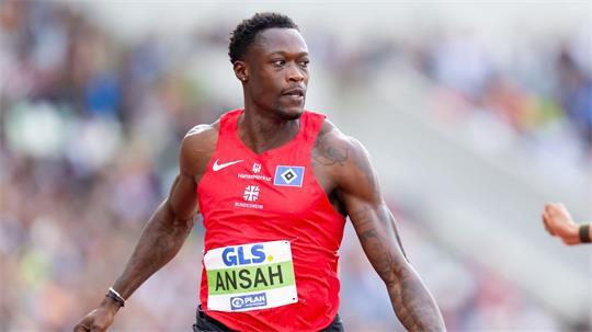Wird trotz eines Nada-Verfahrens bei den deutschen Meisterschaften antreten: 100-Meter-Rekordler Owen Ansah. (Archivbild)