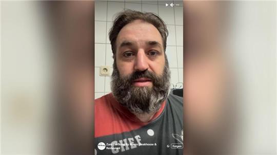 Wirt Marco de Matos hat in einem Video öffentlich über die Gründe für die Schließung seines Steakhaus Dorfkrug in Lunestedt berichtet.