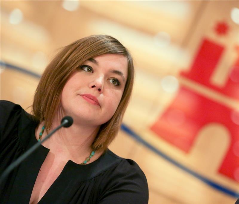 Wissenschaftsenatorin und Zweite Bürgermeisterin Katharina Fegebank . Foto Heimken/dpa