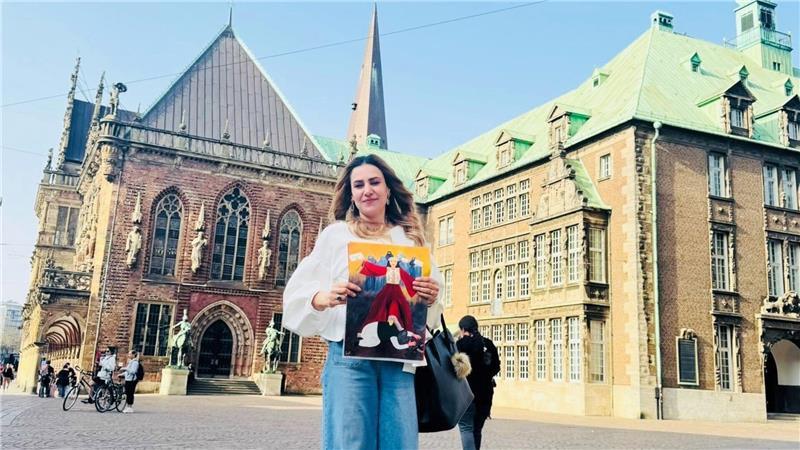 Wo sie kann, setzt sich Anita Naeemi für die Rechte von Frauen ein und unterstützt dabei unter anderem afghanische Künstlerinnen in Bremen. Foto: privat