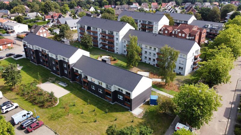 Wohnblocks in Klein Thun. Sie wurden in den vergangenen Jahren für Millionen saniert.