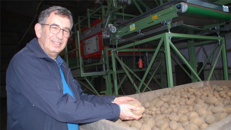Wolfgang Hauschild ist bei RAISA seit vielen Jahren Abteilungsleiter für Kartoffeln.