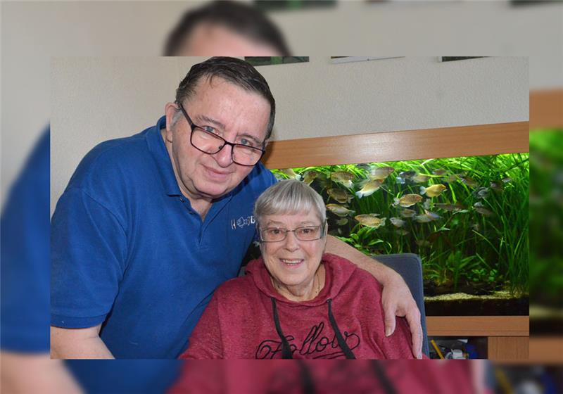 Wolfgang Heller und seine Frau Renate Heller begeistern sich seit Jahrzehnten für Aquaristik.
