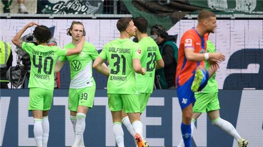 Wolfsburg holte sich im Heimspiel gegen Darmstadt die drei Punkte.