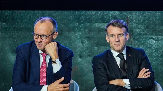 Wollen Europas Wirtschaft wieder auf Spur bringen, sind sich aber nicht ganz einig, wie: Bundeskanzler Friedrich Merz und der französische Präsident Emmanuel Macron. (Archivfoto)