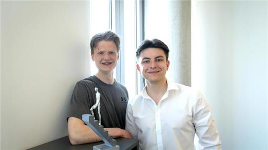 Von links: Pascal Nobereit und Dustin Klepper. Foto: Masorat
