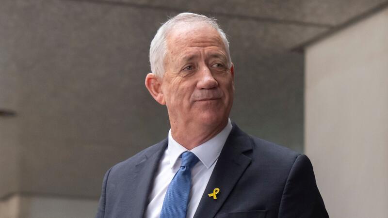Würde von einer Neuwahl profitieren: Benny Gantz, Mitglied des israelischen Kriegskabinetts.