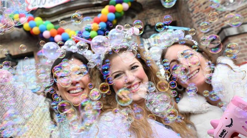 Wunderbare Seifenblasen.