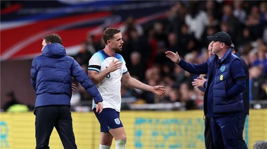 Wurde gegen Australien ausgewechselt: Jordan Henderson (M.).