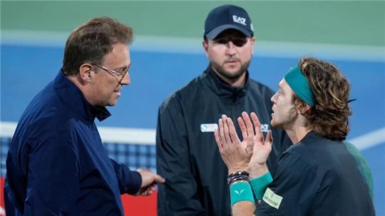 Wurde in Dubai disqualifiziert: Andrej Rubljow (r).