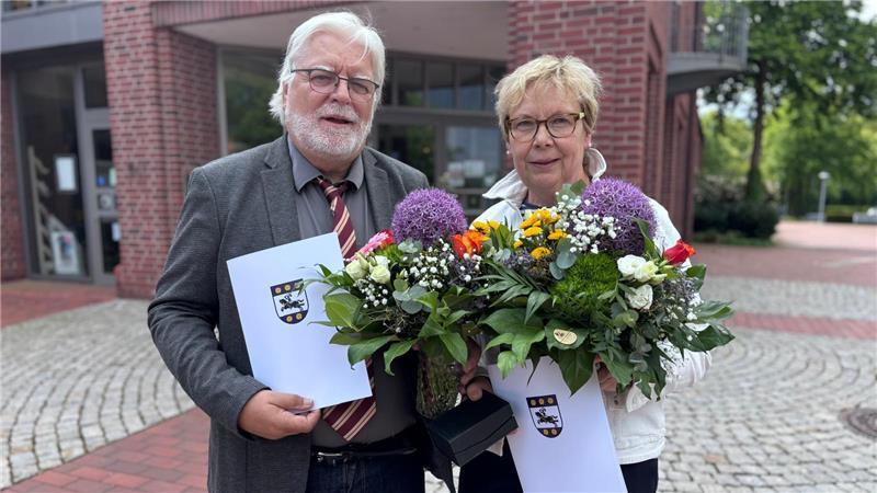 Wurden für ihr ehrenamtliches Engagement ausgezeichnet: Dietrich Alsdorf und Susanne Noack.