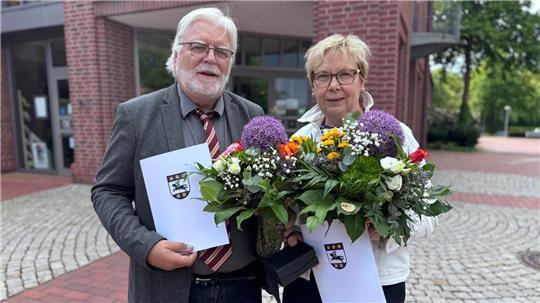 Wurden für ihr ehrenamtliches Engagement ausgezeichnet: Dietrich Alsdorf und Susanne Noack.
