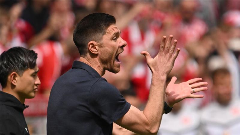 Xabi Alonso konnte bei seinem letzten Spiel als Coach von Bayer Leverkusen nicht mit der Leistung seiner Mannschaft zufrieden sein.