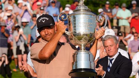 Xander Schauffele beendete das Turnier mit 263 Schlägen - 21 unter Par.