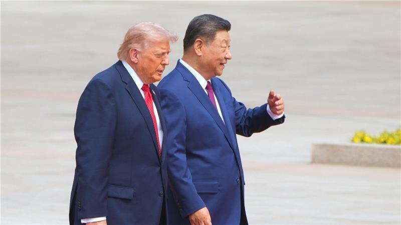 Chinas Staatschef Xi empfängt US-Präsident Trump Xi und Trump hatten sich zuvor im Oktober in Südkorea getroffen.