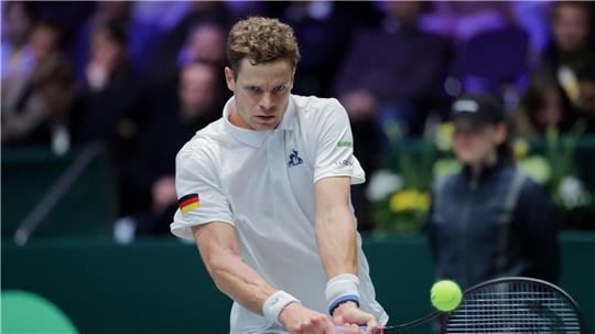 Yannick Hanfmann brachte die deutschen Tennis-Herren mit 1:0 in Führung.