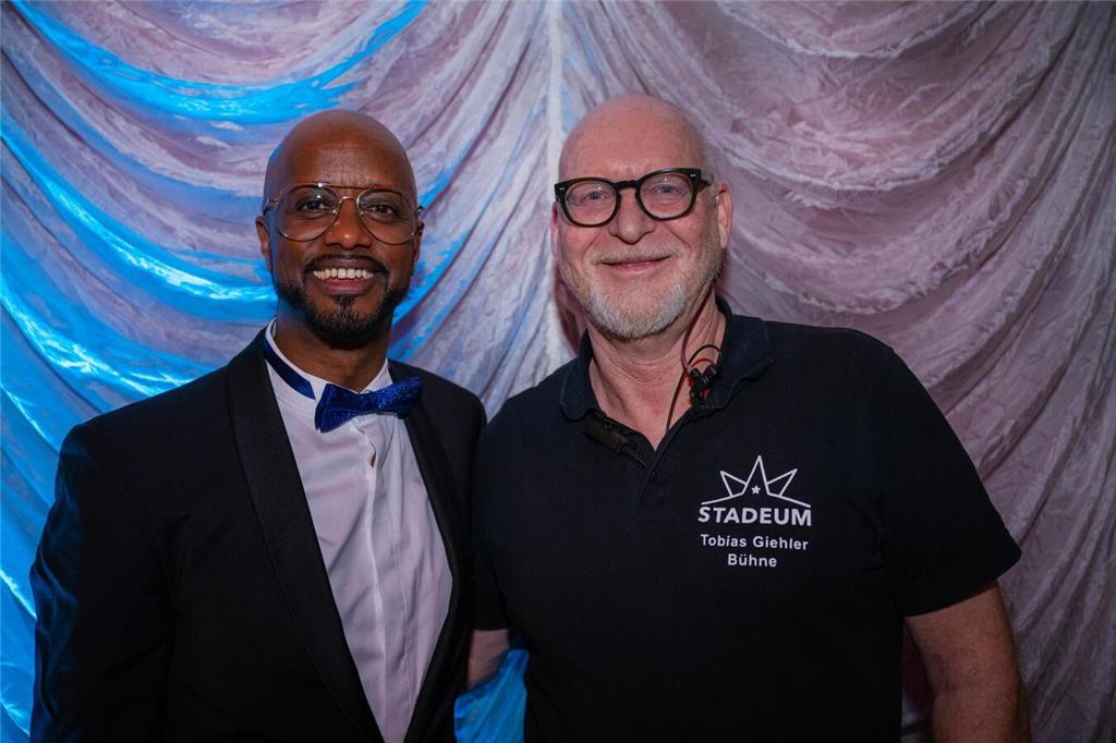 Yared Dibaba mit Tobias Giehler