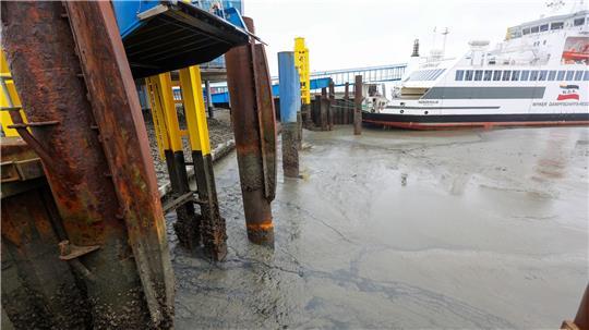 Zahlreiche Fährverbindungen fallen Freitag wegen des angekündigten Niedrigwassers aus. (Archivbild)